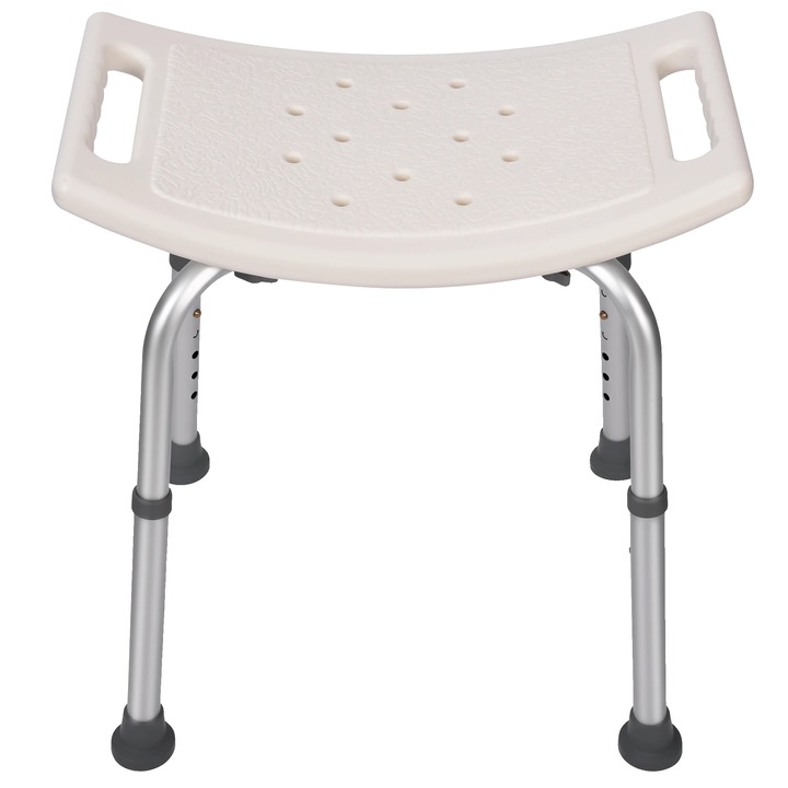 Scaun de dus, plastic, impermeabil, inaltime ajustabila 30-40 inci, picioare antiderapante