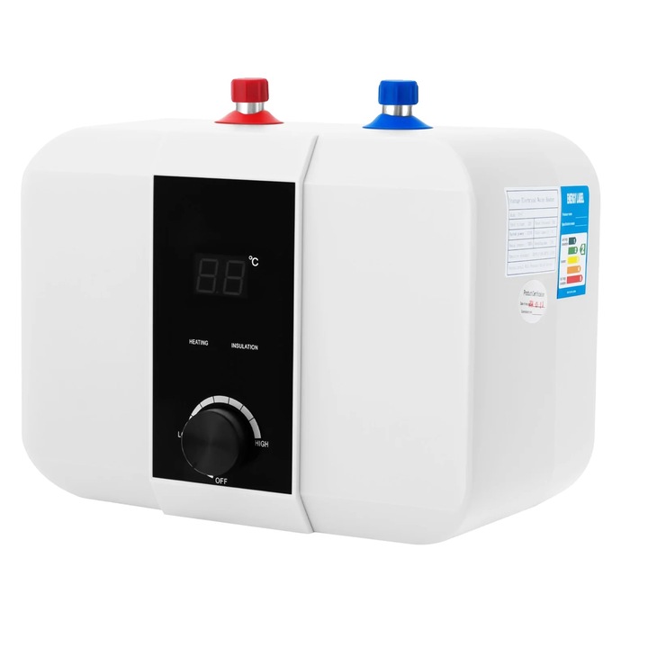 Boiler electric, design compact, incalzire rapida, alb, 220V