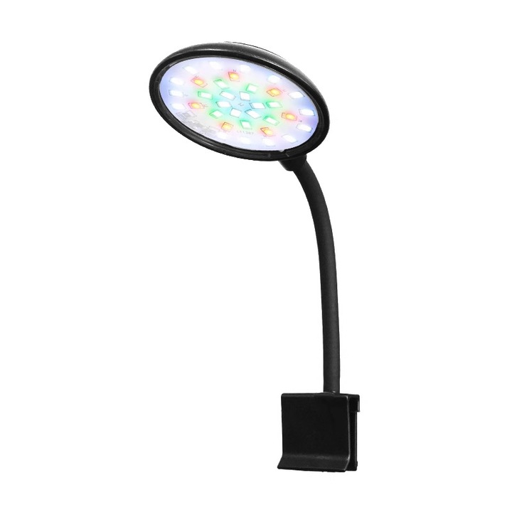 Lumina acvariu mini, 3 moduri, 10 niveluri de intensitate