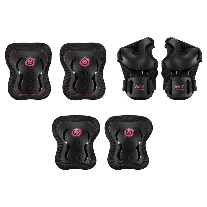 Set protecții FLY Nils Extreme, mărimea L, pentru încheieturi, coate și genunchi, multicolor