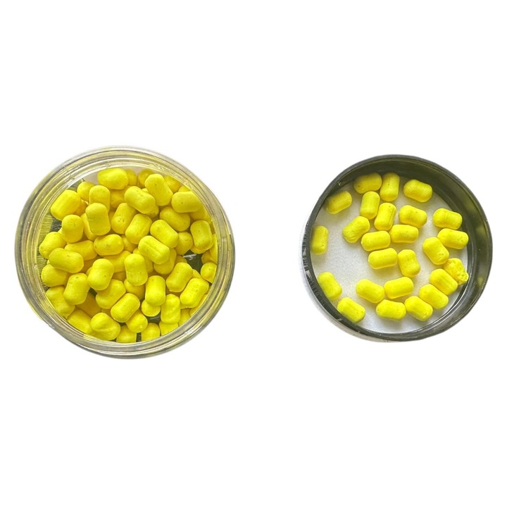 Wafters Jack's Carp, Tutti Frutti, 6x8mm, galben, borcanel 15g