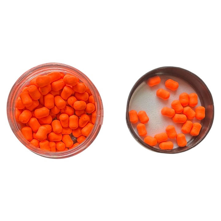 Momeală carlig Jack's Carp, Wafters, Crab monstru, 6x8mm, portocaliu, borcanel 15g