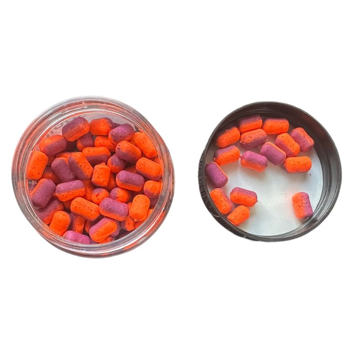 Wafters Jack's Carp, Usturoi, portocaliu si mov, 8x10mm, borcanel 15g
