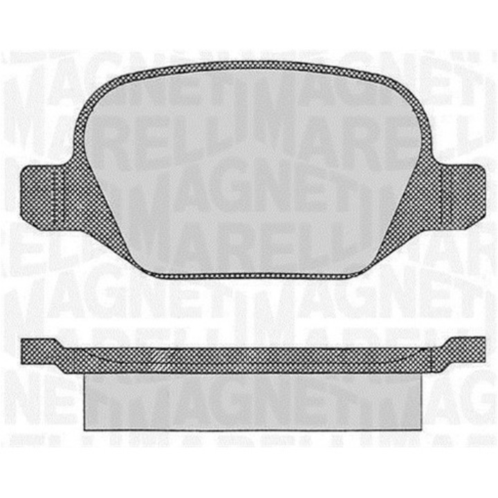 Placute De Frana Fiat Linea 07 Spate 1.3 Jtd 9949334