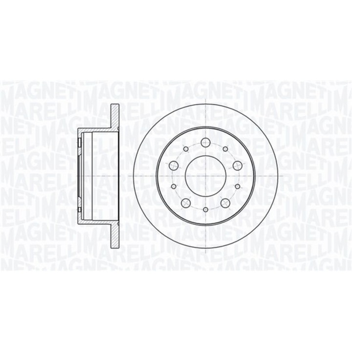 Disc Frana Fiat Ducato 06 Spate Stanga/Dreapta 71740117