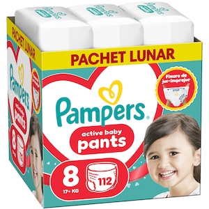Scutece-chilotel Active Baby Pants XXL Marimea 8, 17kg+, 112 buc