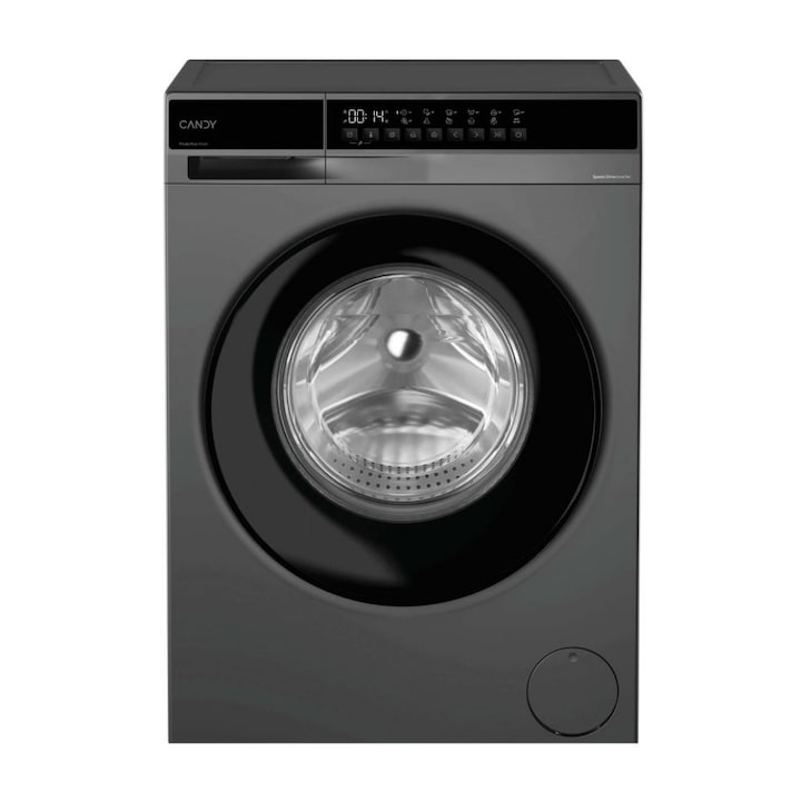 Masina de spalat rufe Slim Candy EY 27SB7G-S, ProActive Wash, Fresh Vapor, Tambur delicat, Antibacterian, Clean Shield, AI Silent, Start intarziat, 7 kg, 1200 rpm, Clasa A, Gri Inchis