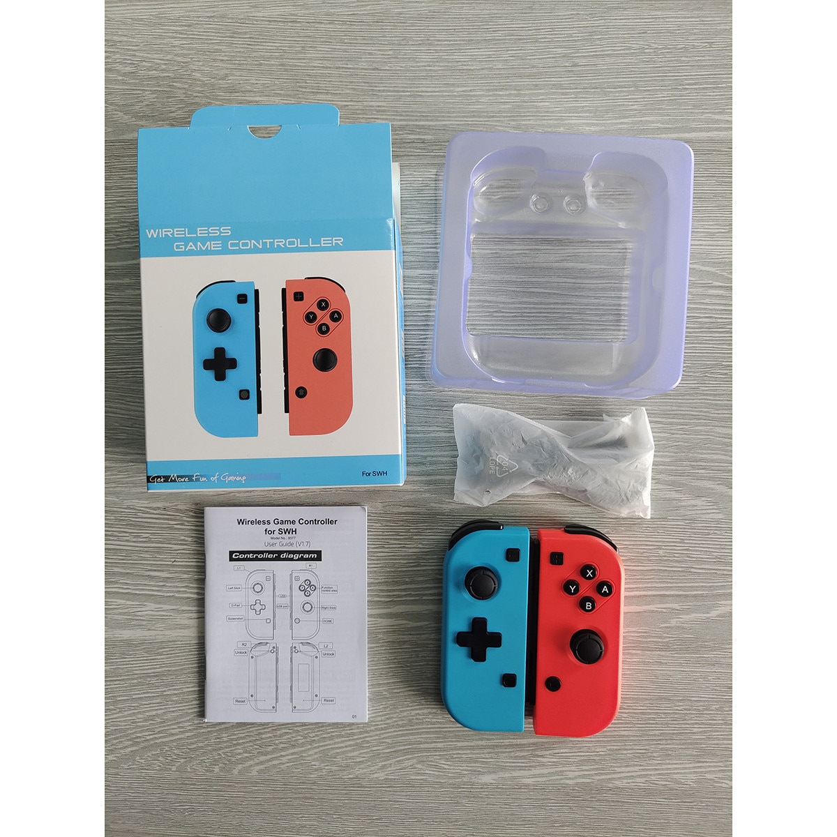 Set 2 Controlere Wireless JoyCon L/R pentru Nintendo Switch, Set