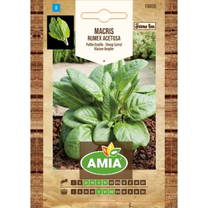 Seminte de macris, Amia Farma Line, Rumex acetosa