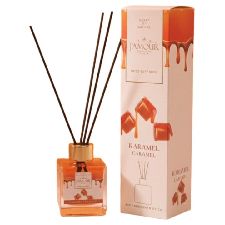 Szobai légfrissítő, Jamour, 100 ml, karamell