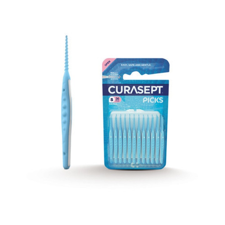 Periute interdentare Curasept Picks,36 buc, marime Small