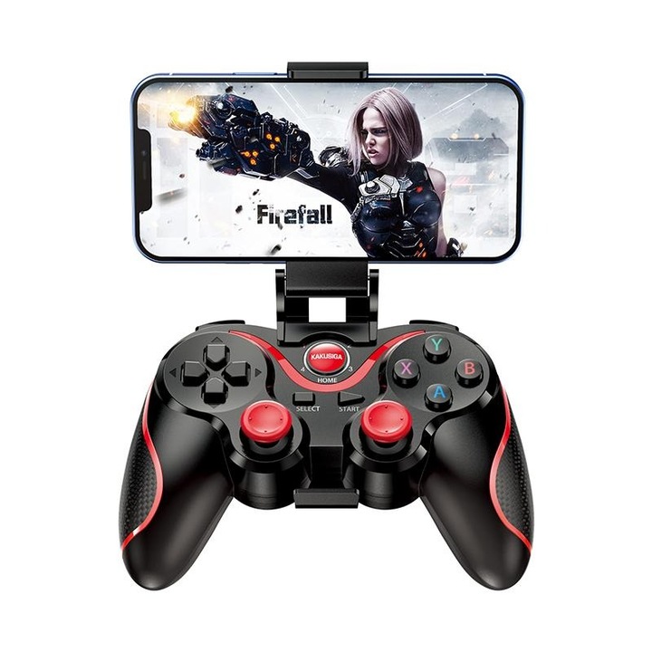 Controller jocuri pentru telefon Kaku KSC-711, Wireless, BT 5.0, 400mAh, iOS / Android, Negru