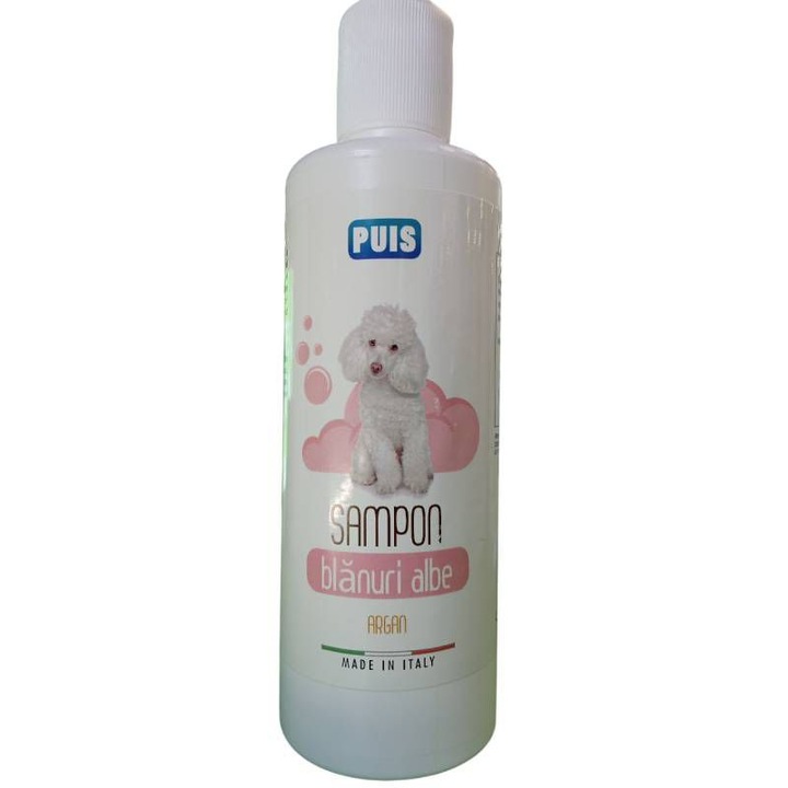Sampon Puis pentru blana alba 220 ml