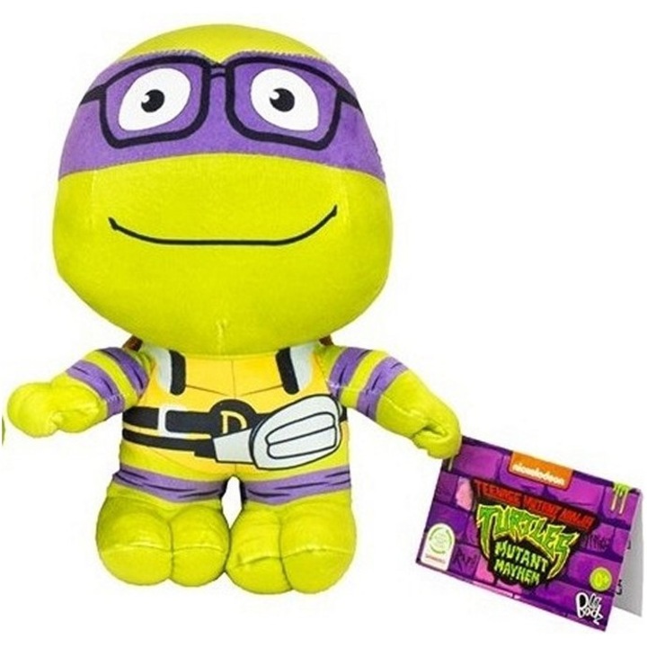 Jucarie de Plus TMNT Mutant Mayhem - Donatello Lil Bodz 28 cm testoase ninja