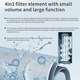 Dispenser de apa Elixir Go 2, purificare prin osmoza inversa, apa carbogazoasa, alb, 46,7x22x43cm
