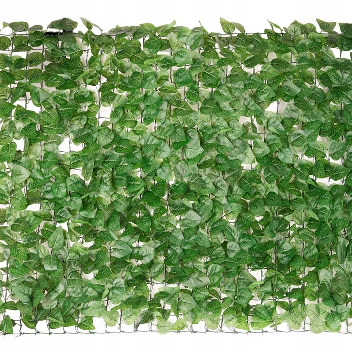Gard viu artificial Grindi GMLS-1, 100x300 cm, verde, material PVC, imitație iederă