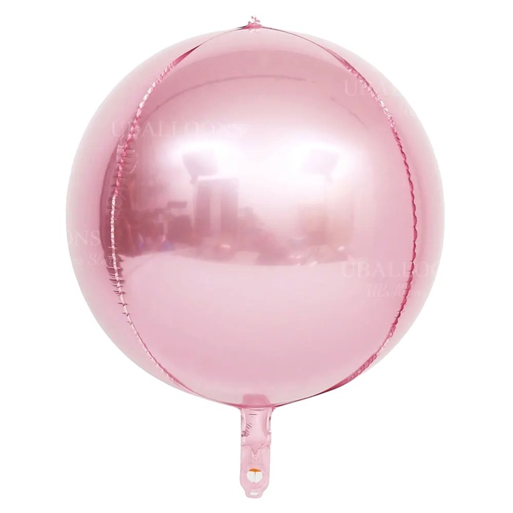 Kerek, babarózsaszín lufik, 70 hüvelyk, 1 darabos készlet