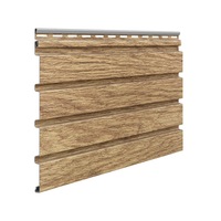 Panouri Decorative Fronto pentru Fatade si Tavane exterioare - Stejar Miere, PVC, 2.95 m², 4 bucati
