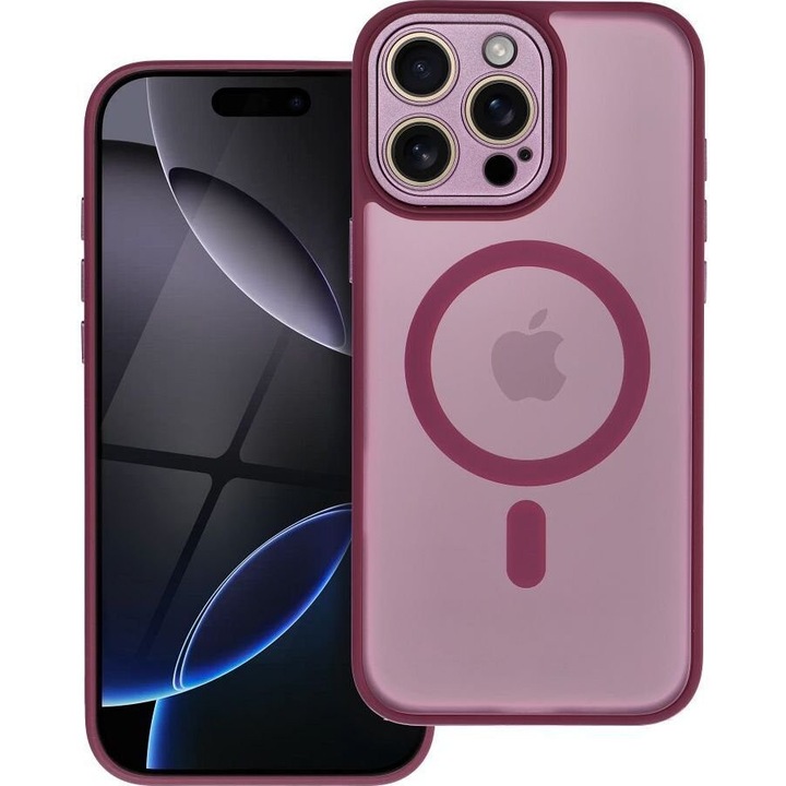 Husa telefon Variete Mag Cover, compatibila cu MagSafe, violet, pentru iPhone 12 Mini