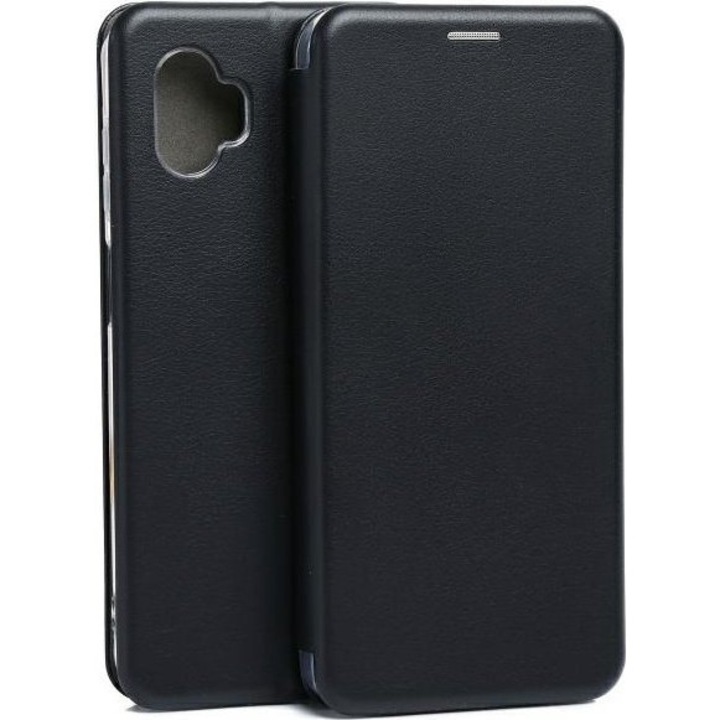 Husa telefon Beline, model Book Magnetic, neagra, TPU, eco-piele, pentru Samsung xCover 7 Pro