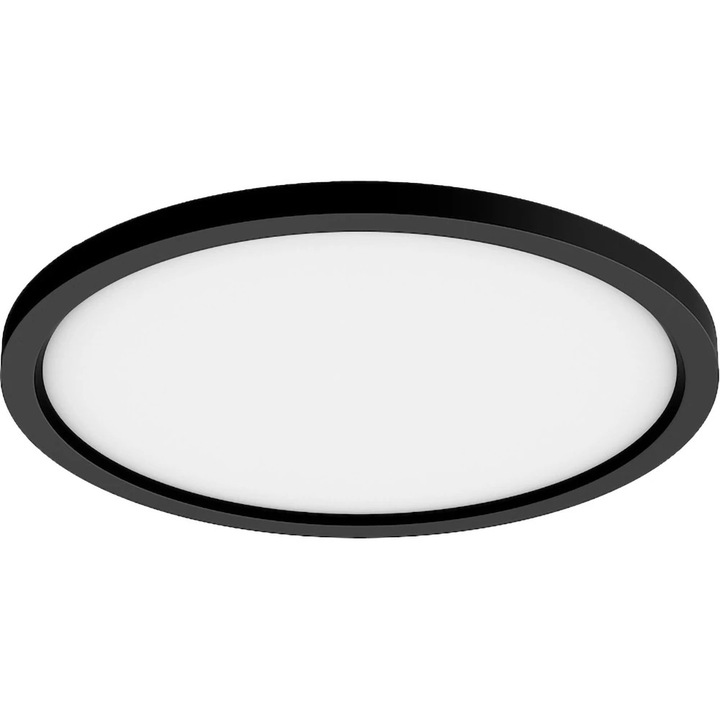 Plafoniera LED Philips Hue Aurelle, 21W, 2450lm, negru, rotund