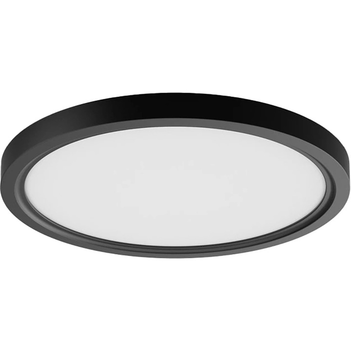 Plafonieră LED Philips Hue Tento, 16W, neagră, 29.1cm, RGB