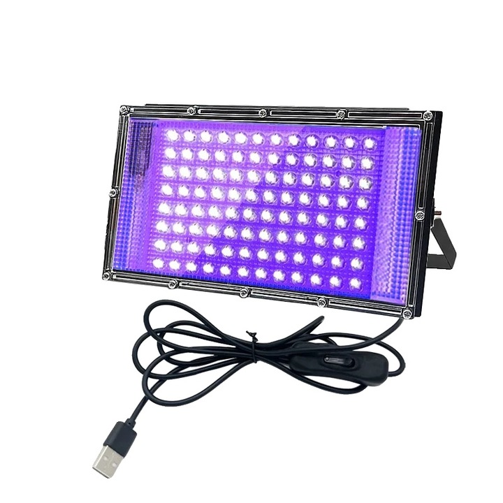 Lampa UV, 96 LED-uri, 220 V, alimentare USB, unghi de 120, flux luminos 249-2000
