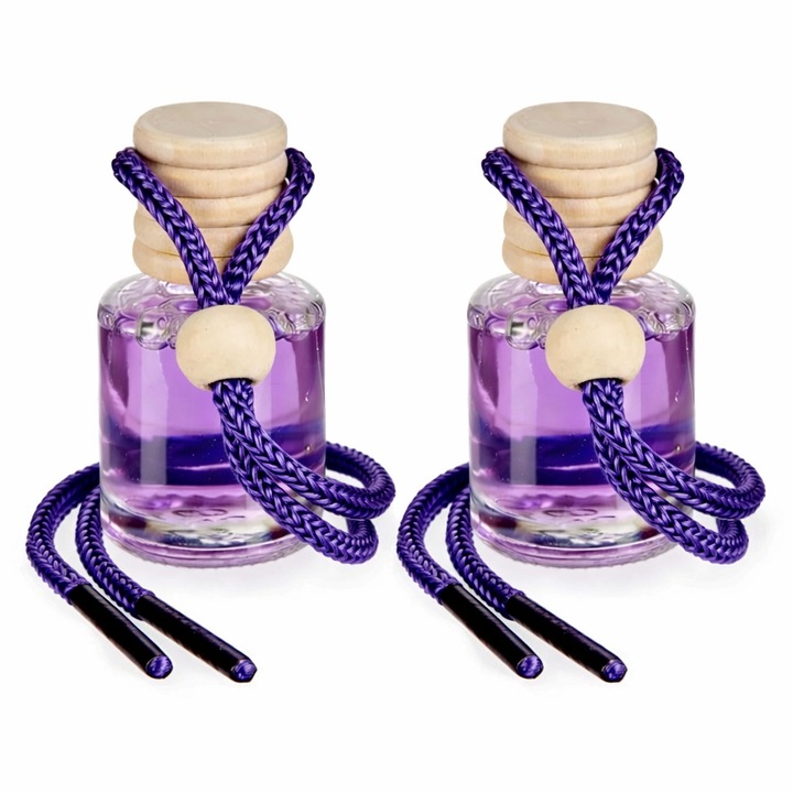 Set 2 Buc Odorizant Auto Lichid RAC, Lavandă, 8 ml