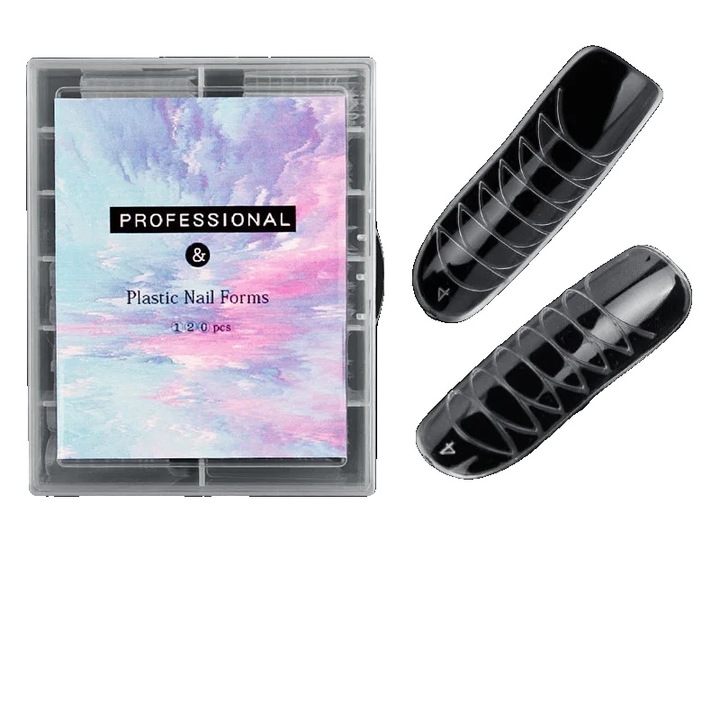 Műköröm, 120 darab, teljes fedés, 02