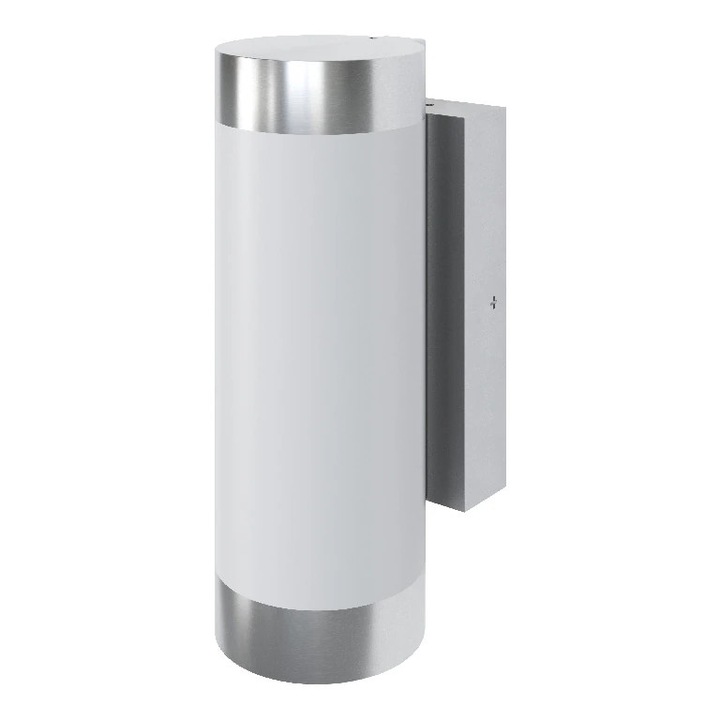 Aplica GoodHome Callisto, 13.5W, IP44, argintiu, LED integrat