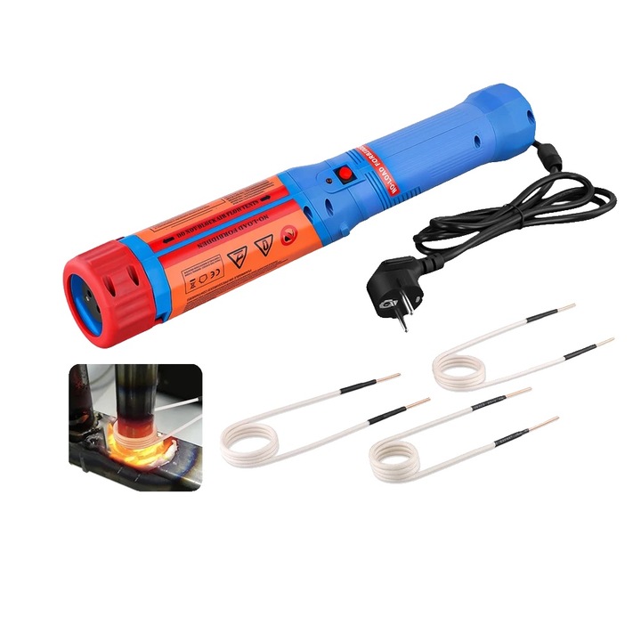 Incalzitor prin inductie, 1100W, design compact, maner ergonomic, pentru piulite si suruburi