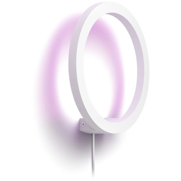 Aplica LED Philips Hue, 20W, alb, Wi-Fi, 1400lm