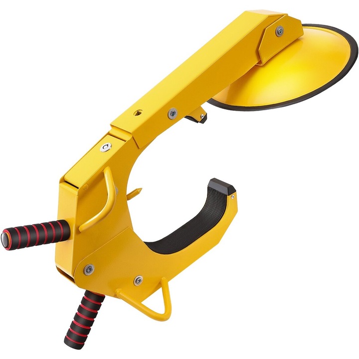 Clema de blocare a rotilor, VEVOR, 1 set, design prietenos cu anvelope, diametru roata 6.3"-15"/160-380 mm