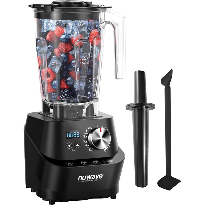 Blender Profesional Nuwave Infinity, 1.8 kg, 10 viteze, Lame Inox, Capacitate 1.81 L