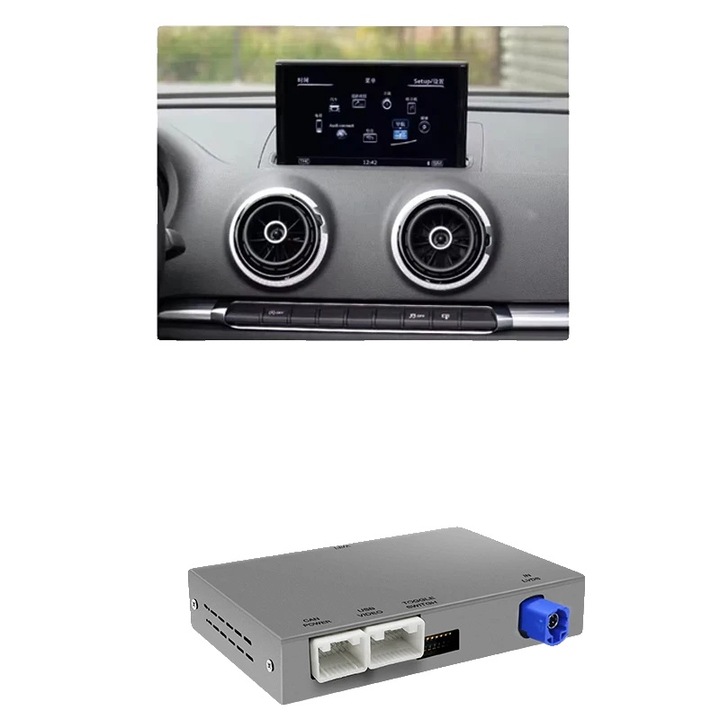 Adaptor Wireless CarPlay A3, suport multi-dispozitive, conectivitate fara fir, compatibil cu camere de vedere spate, 2013-2018