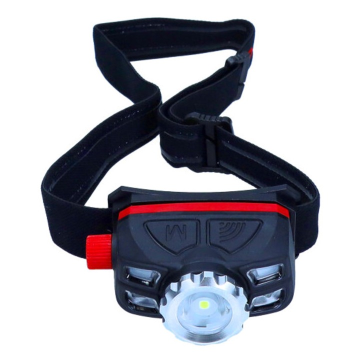 Lampa frontala Rooks cu senzor, 450 lm, Zoom X110