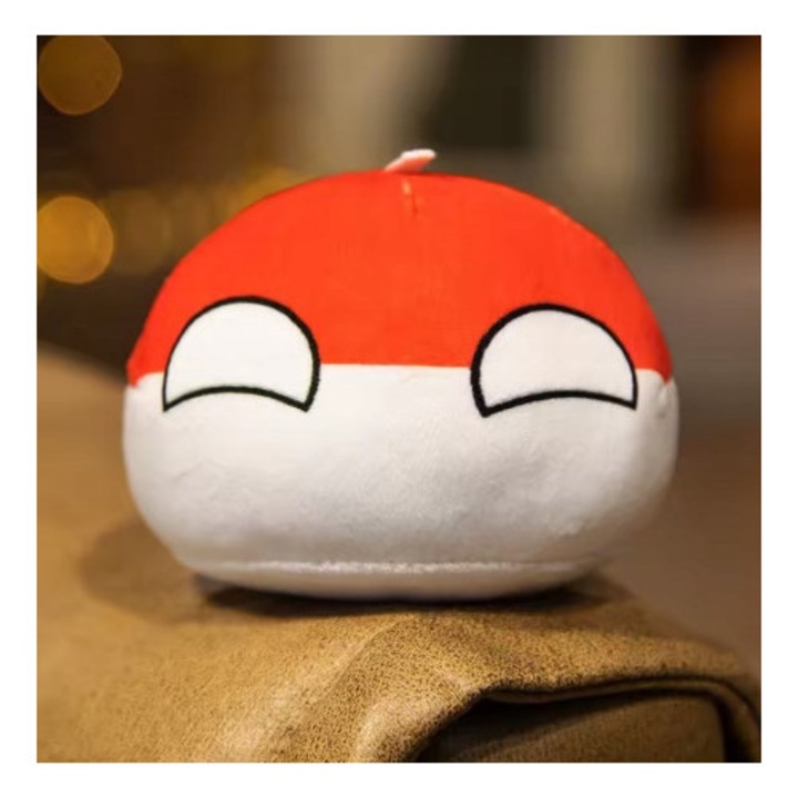 Jucarie de plus Country Ball 10cm, Generic, design amuzant