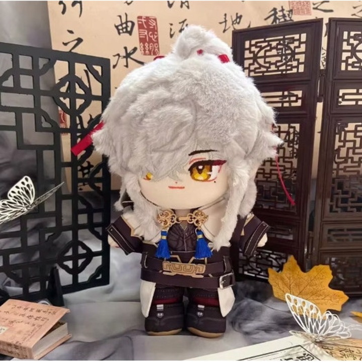 Mascota de plus, 20cm, Honkai: Star Rail, chibi, interactiva, set de imbracaminte