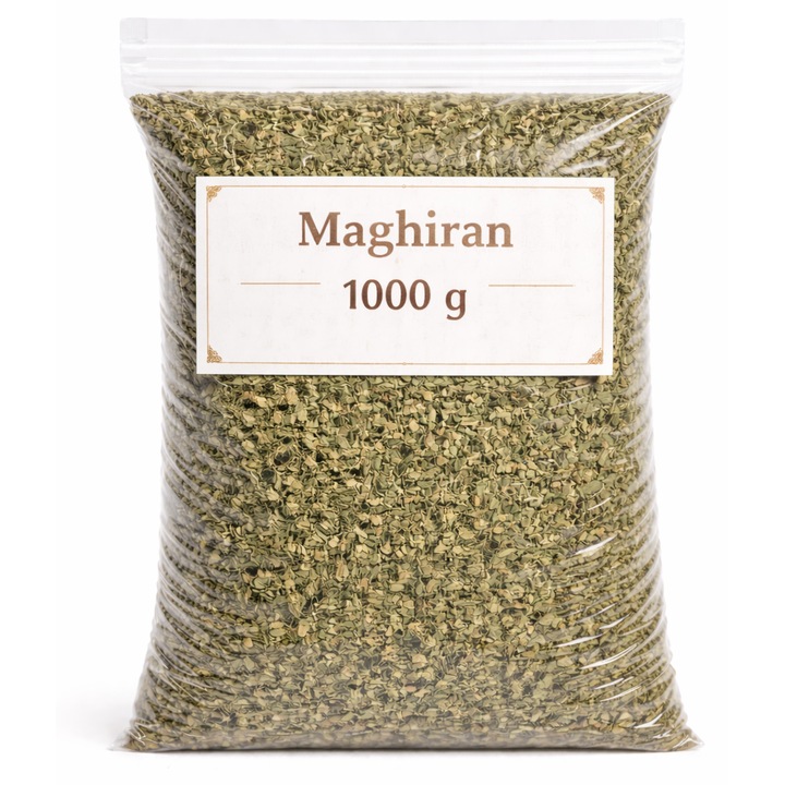 Maghiran 1000 g, condiment aromat natural pentru supe, sosuri si preparate din carne