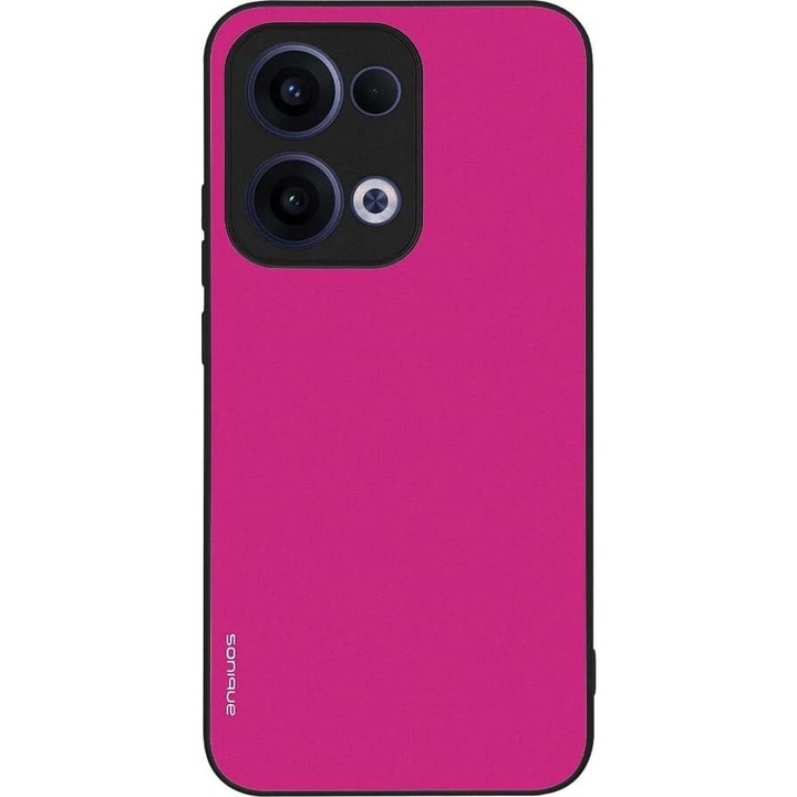 Husa telefon Sonique ColorBloc Series, protectie antisoc, silicon, roz, pentru Oppo Reno13 5G