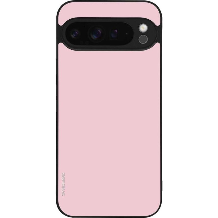 Husa telefon Sonique ColorBloc Series, roz deschis, silicon cu spate acrilic, protectie antisoc, pentru Google Pixel 9 Pro XL 5G