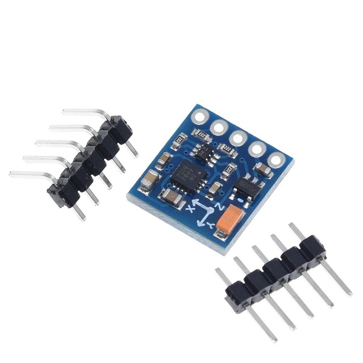 GY-271 elektronikus iránytű modul 3 tengelyes QMC5883L mágneses érzékelővel, IIC