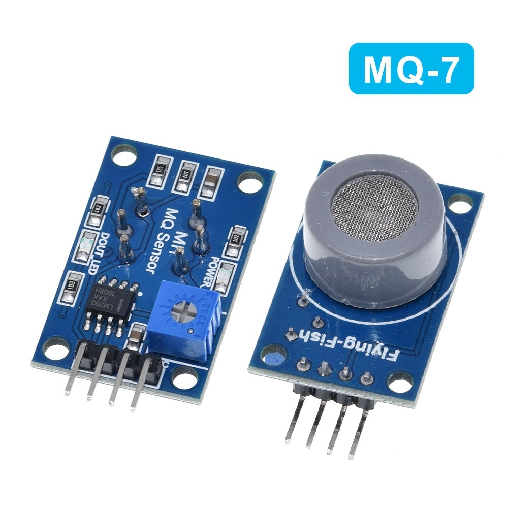 Detectie Sensor Arduino Senzor alarma detectie gaz CO monoxid de carbon MQ-7, compatibil ...