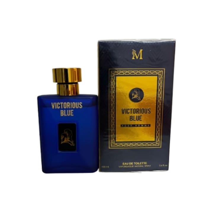 Apa de Toaleta VICTORIOUS BLUE, Pour Homme, 100 ml