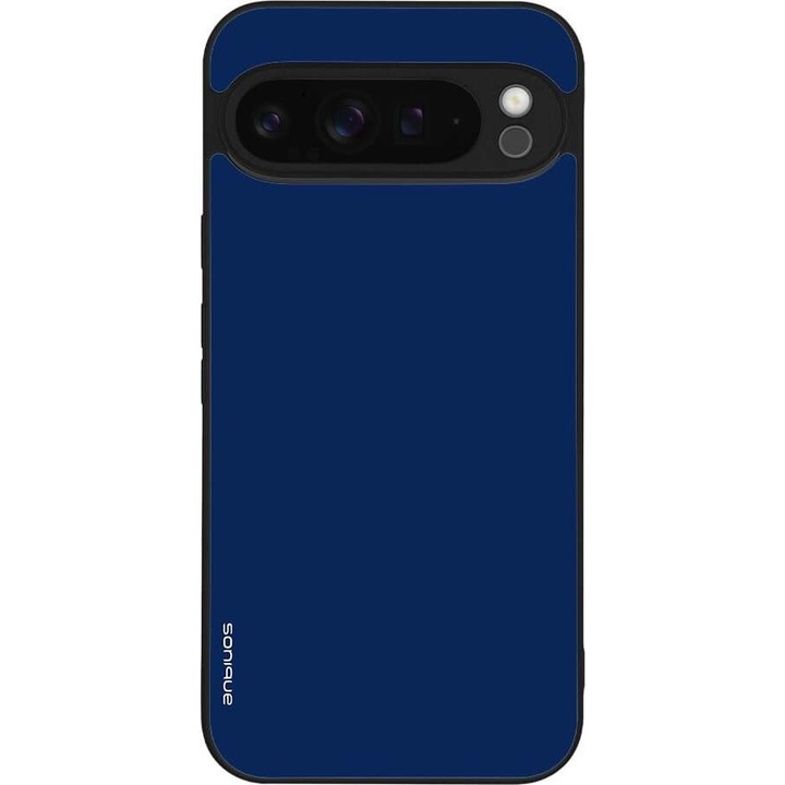 Husa telefon Sonique ColorBloc Series, protectie antisoc, design modern, albastra, pentru Google Pixel 9 Pro XL 5G