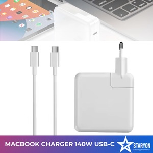 Cablu de incarcare magnetic, 2m, USB-C, pentru MacBook, 140W, cu