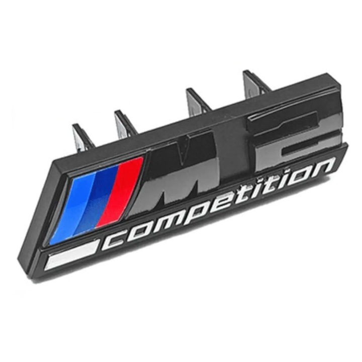 Emblema M2 Competition pentru grila fata BMW, Negru