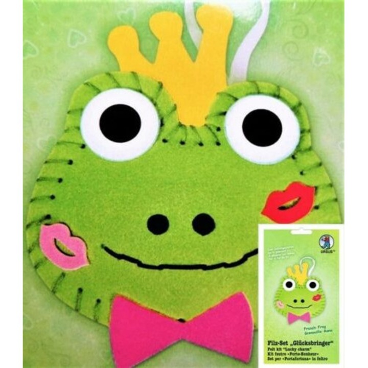 Set creativ prin coasere - Broscuta din fetru