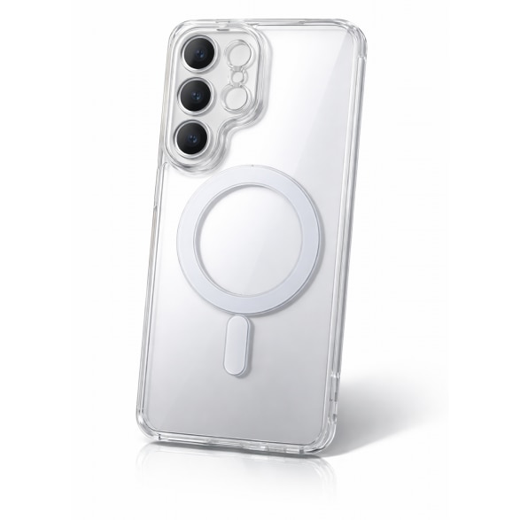 Husa Compatibila Cu Samsung S26 Ultra, MagSafe, Protectie Camere Individuala, TPU + Silicon, Anti-soc, Slim, Clear Case
