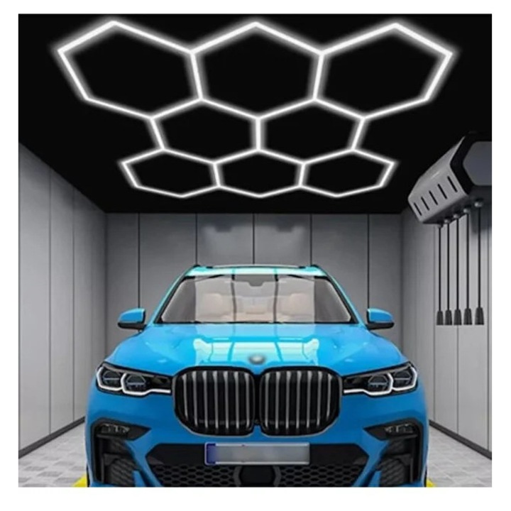 Lampă de perete LED hexagonală ZoePRO COOL tip fagure de miere